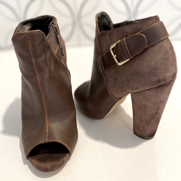 Michael Antonio Shoes - Brown Ankle Bootie